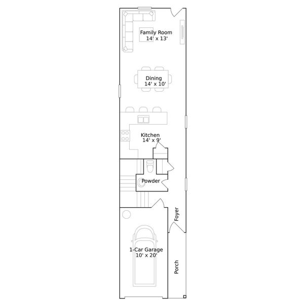 2D floor plan layout of this home in Sila, Huffman, TX (Image 2).