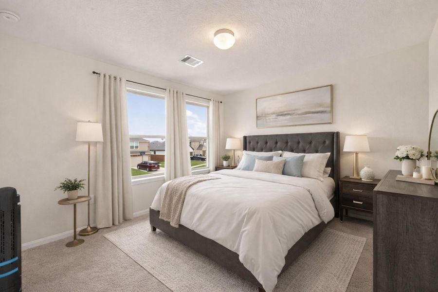 Furnished interior view inside a new home in , Katy (Image 11).