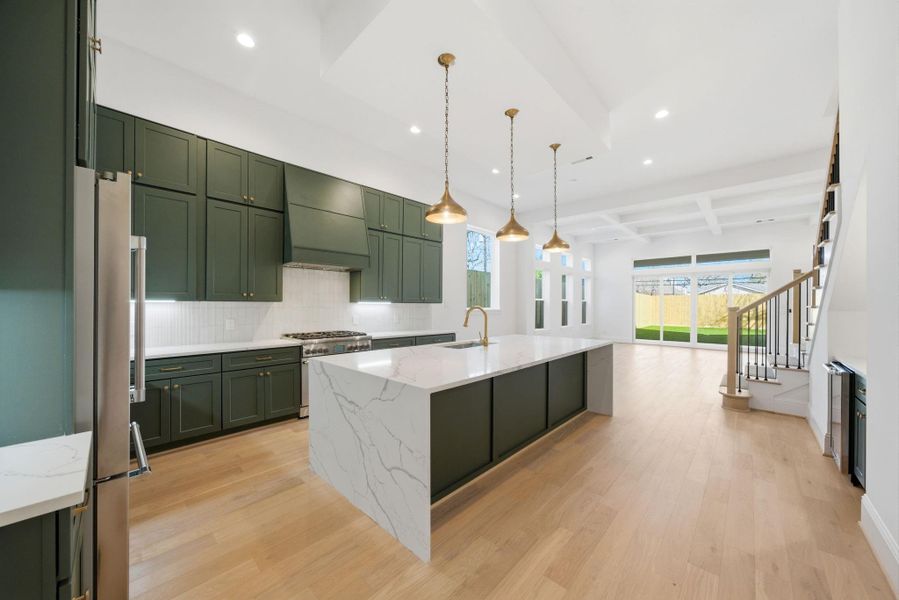 Furnished interior view inside a new home in , Houston (Image 12).