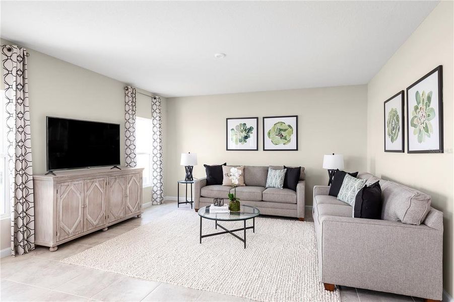 Furnished interior view inside a new home in Vista Trace, Belleview (Image 7).