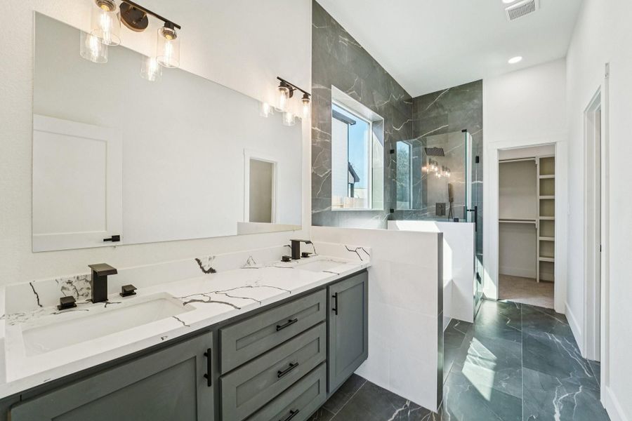 Furnished interior view inside a new home in , La Porte (Image 6).