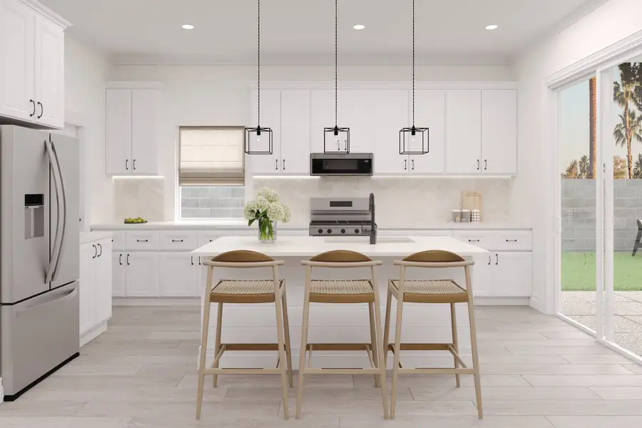 Representative furnished interior of a home built from the Centennial by Beazer Homes in Montana Vista: Highland, Buckeye (Image 4).