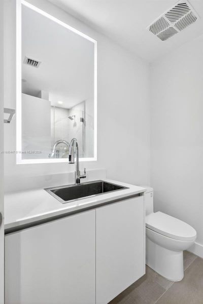 Furnished interior view inside a new home in , Miami (Image 14).