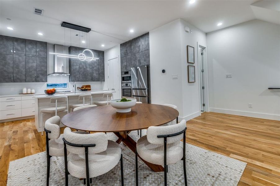 Furnished interior view inside a new home in , Addison (Image 9).