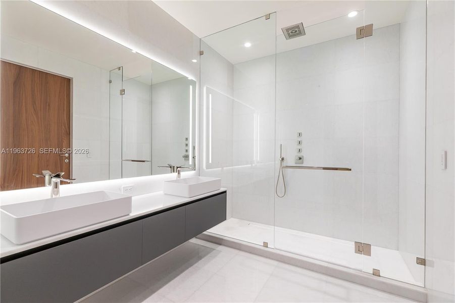 Furnished interior view inside a new home in , Miami (Image 8).