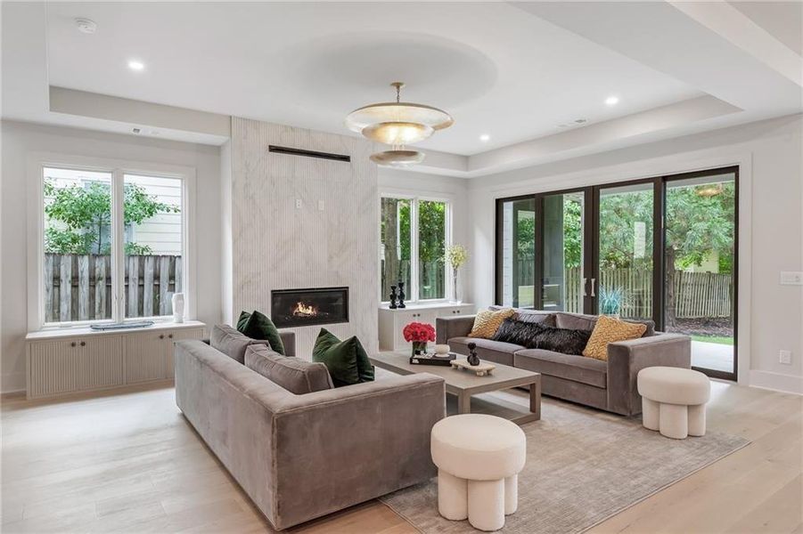 Furnished interior view inside a new home in , Atlanta (Image 19).