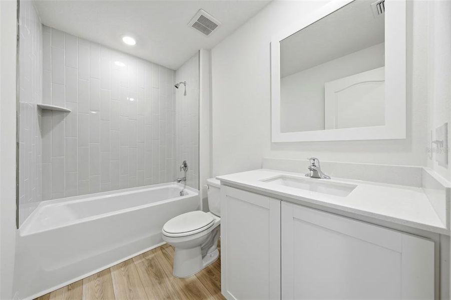 Furnished interior view inside a new home in Gum Lake Preserve, Lake Alfred (Image 9).