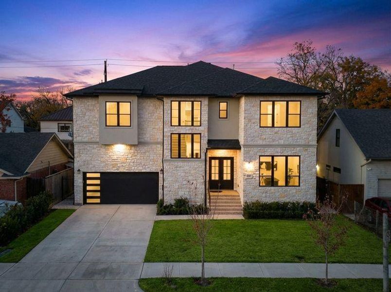 Front exterior of a new home in , Houston, TX, highlighting curb appeal (Image 2). Front exterior of a new home in , Houston, TX, highlighting curb appeal (Image 2).