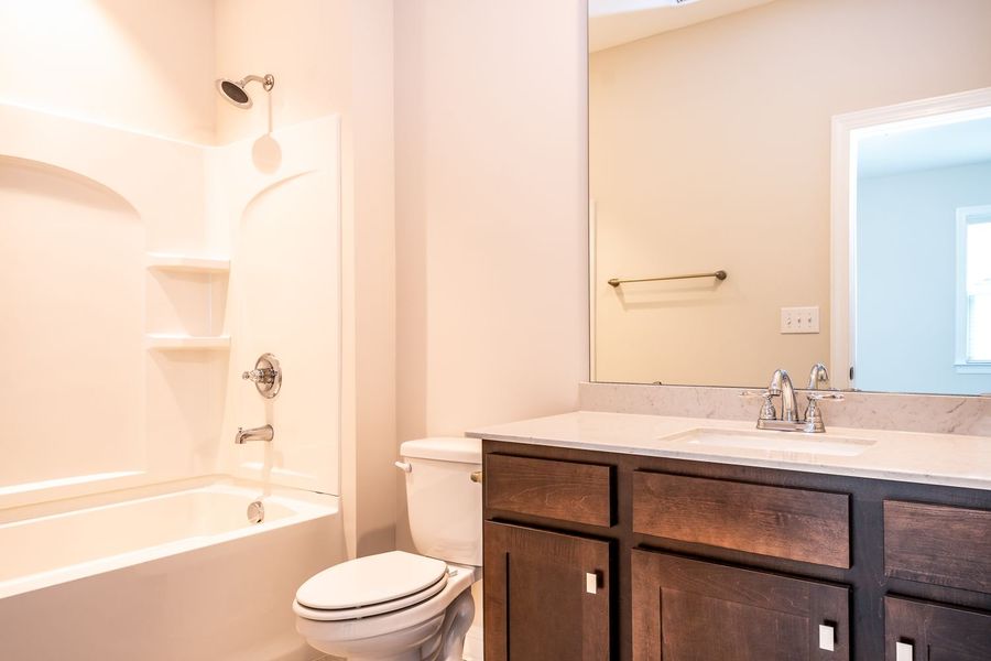 Representative furnished interior of a home built from the St Andrews with 3rd Floor Retreat by Greybrook Homes in Edmunds Farm, Clover (Image 11).