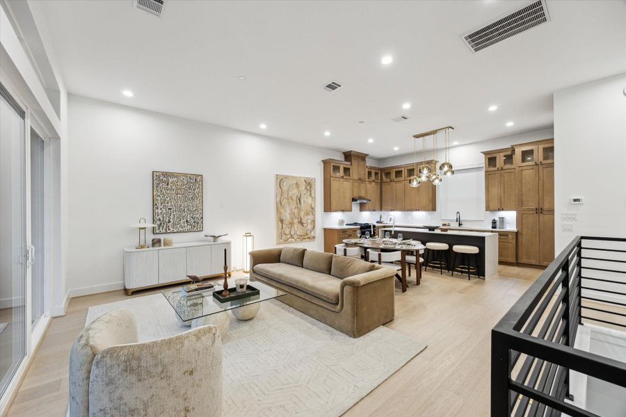 Furnished interior view inside a new home in , Houston (Image 30). Furnished interior view inside a new home in , Houston (Image 30).