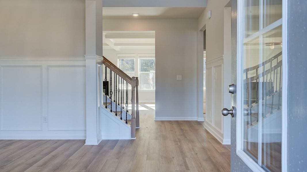 Furnished interior view inside a new home in Riverbend Overlook, Fayetteville (Image 10).