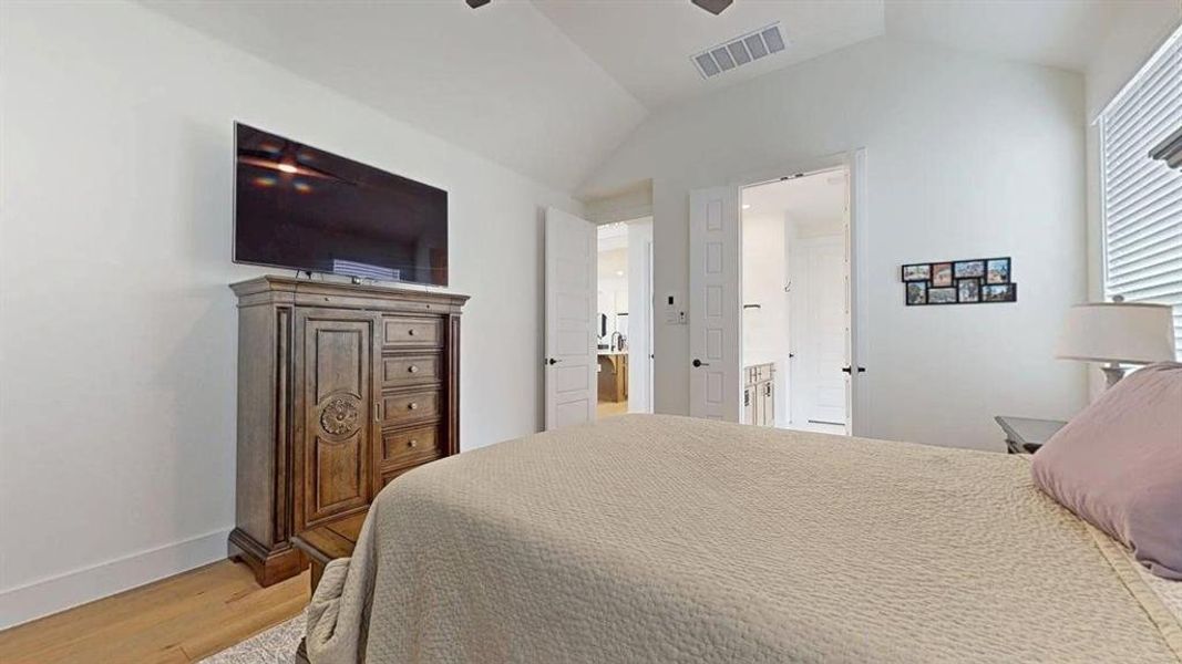 Furnished interior view inside a new home in Pecan Square: 40ft. lots, Northlake (Image 12).