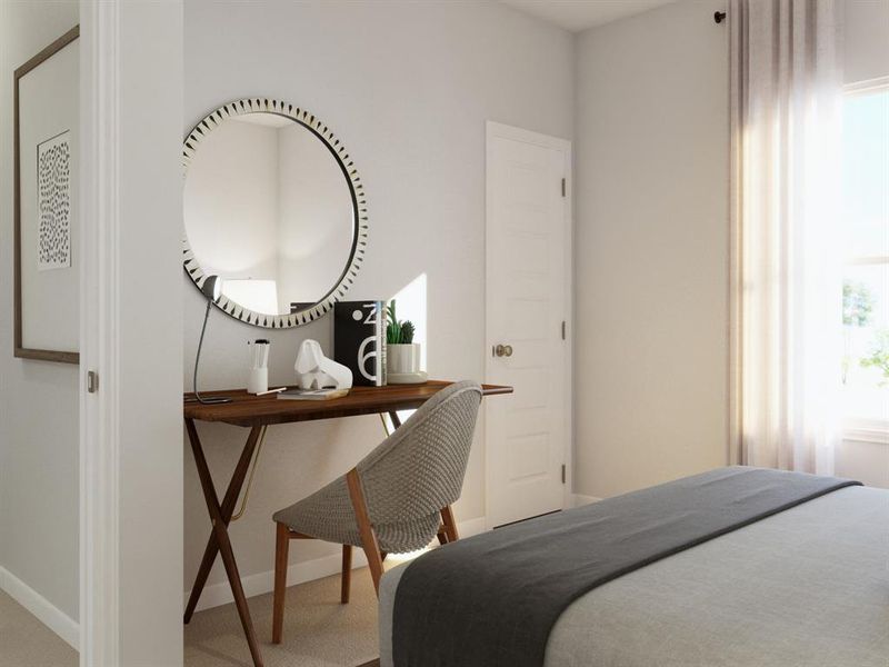 Furnished interior view inside a new home in Christian Meadows, Ennis (Image 16). Furnished interior view inside a new home in Christian Meadows, Ennis (Image 16).