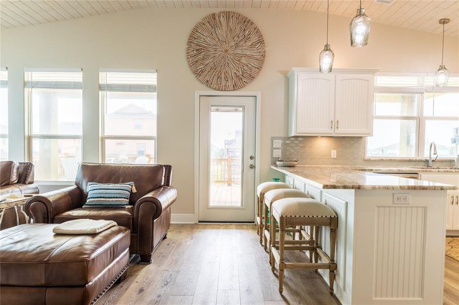 Furnished interior view inside a new home in , Crystal Beach (Image 4).