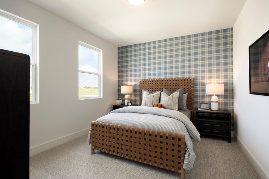 Furnished interior view inside a new home in Parkton Square, Kyle (Image 19). Furnished interior view inside a new home in Parkton Square, Kyle (Image 19).