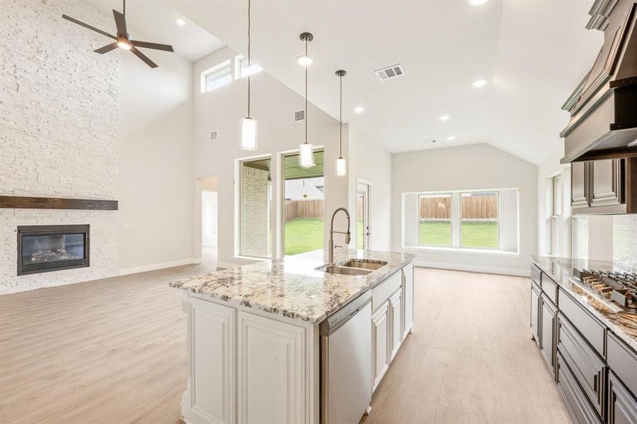 Furnished interior view inside a new home in Hampton Park, Glenn Heights (Image 12).