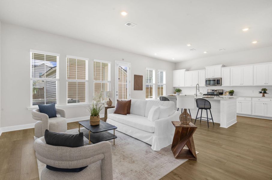 Furnished interior view inside a new home in , Summerville (Image 59).