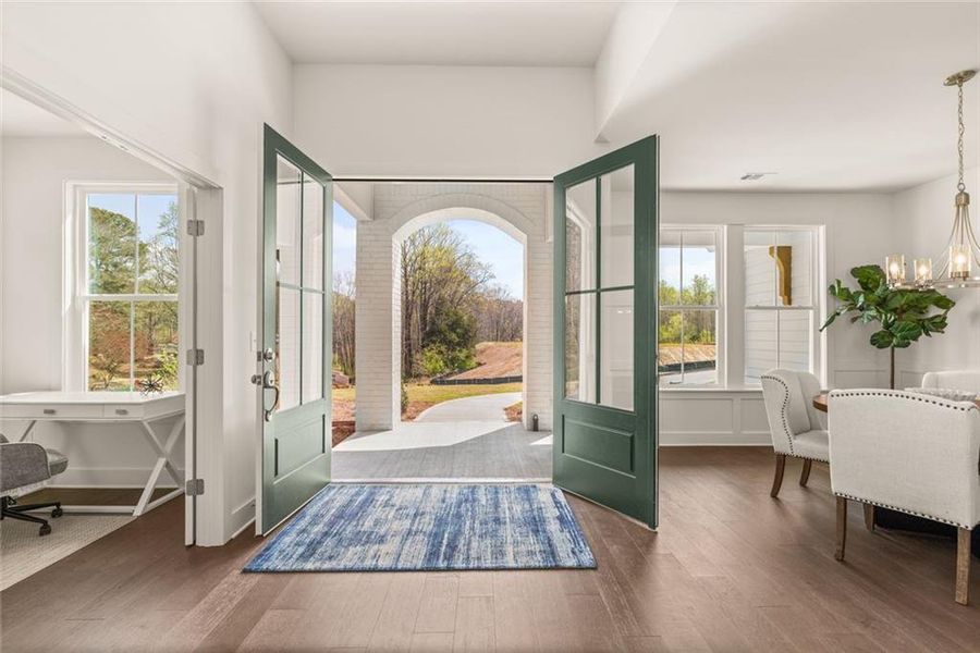 Furnished interior view inside a new home in , Gainesville (Image 10).