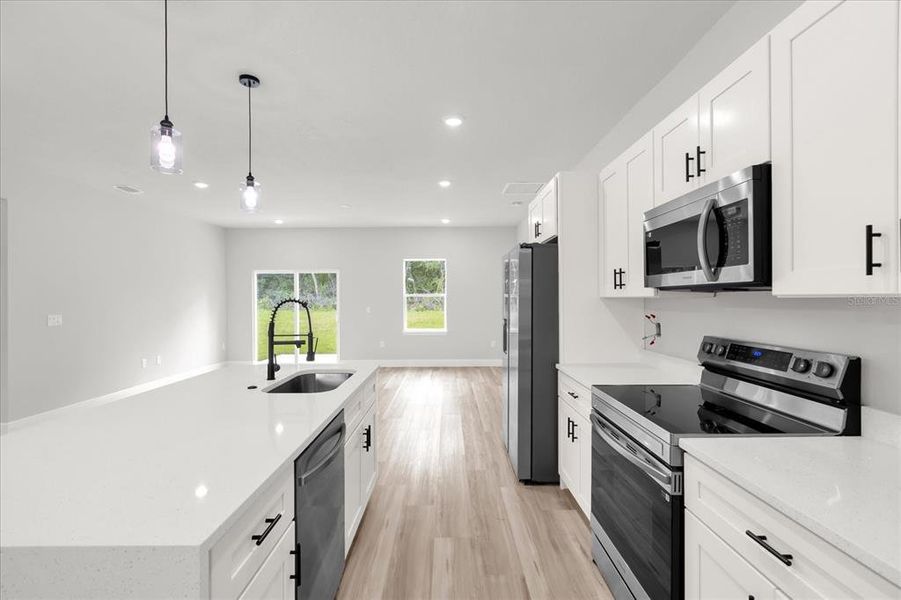 Furnished interior view inside a new home in , Ocala (Image 6).
