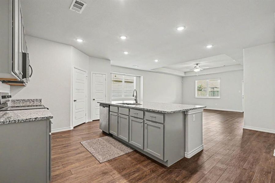 Furnished interior view inside a new home in , Fort Worth (Image 6).