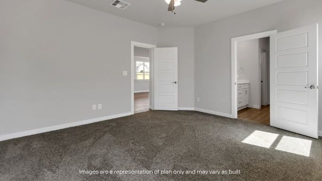 Representative unfurnished interior of a home built from the June by D.R. Horton in Homestead at Parks Bell Ranch, Odessa (Image 15).