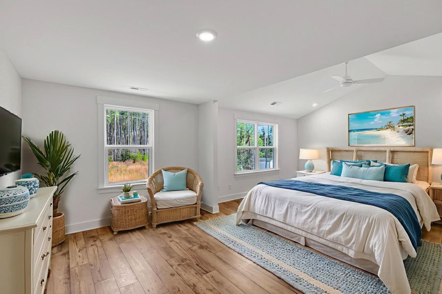 Furnished interior view inside a new home in , Awendaw (Image 8).