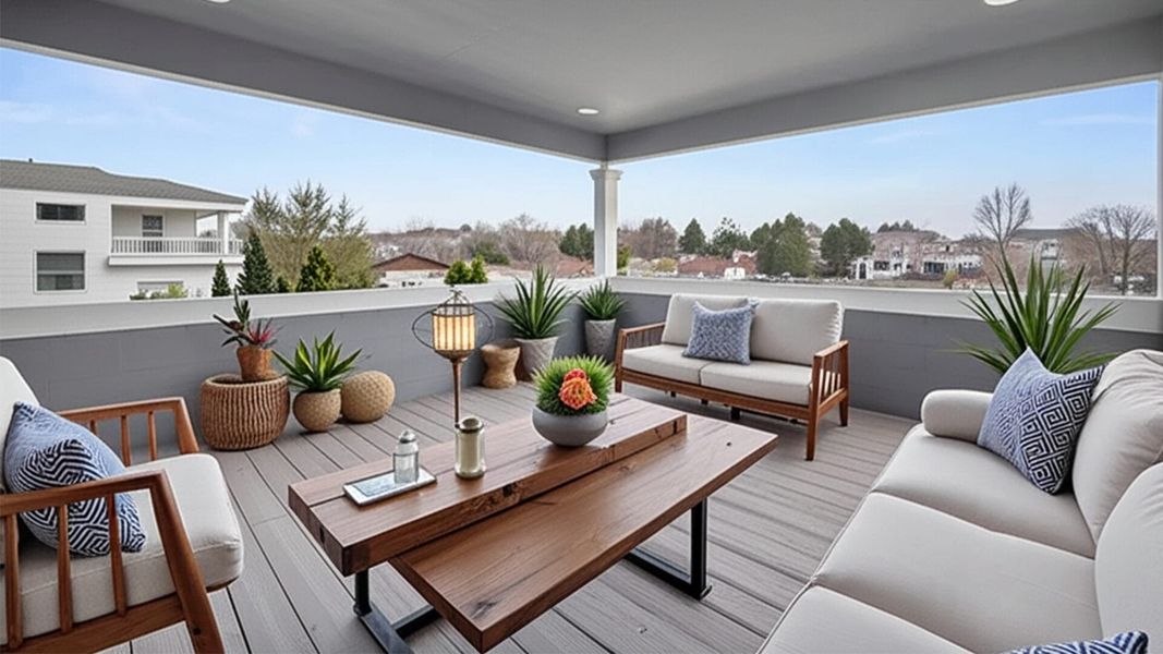 Furnished interior view inside a new home in Pony Park, Colorado Springs (Image 12). Furnished interior view inside a new home in Pony Park, Colorado Springs (Image 12).