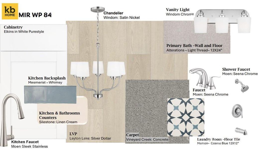 Example of interior selections. Please confirm with Sales Counselor.