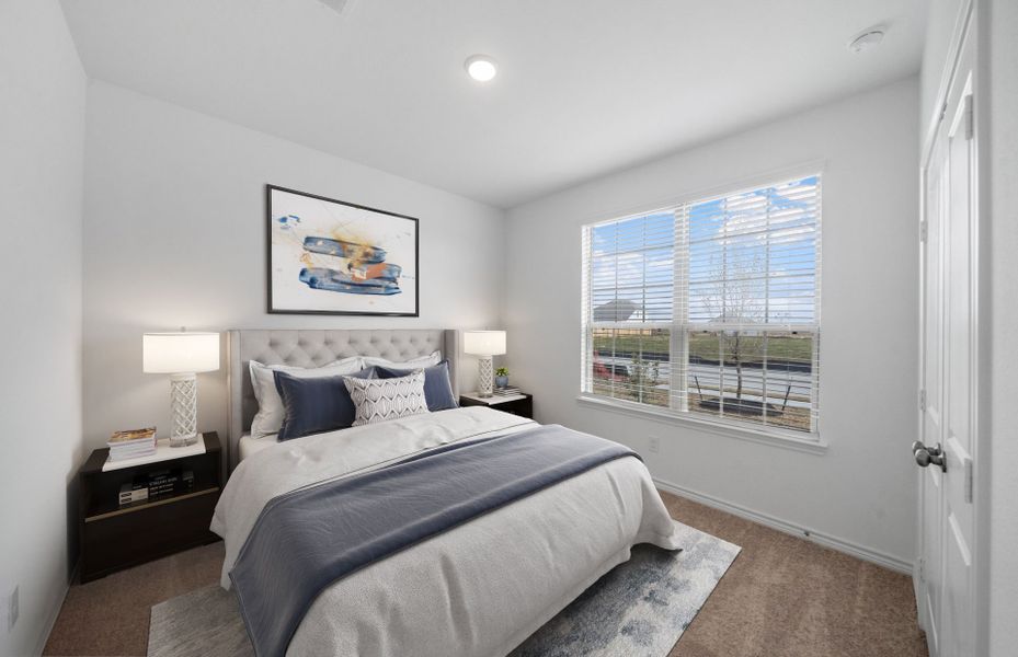 Virtually Staged Secondary Room