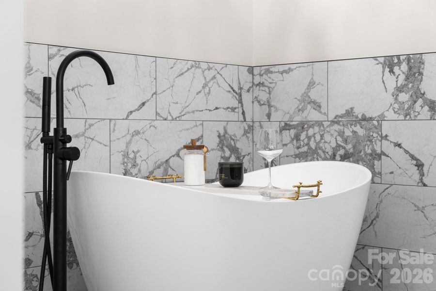 Close-up of interior finishes inside a home in , Asheville (Image 19).