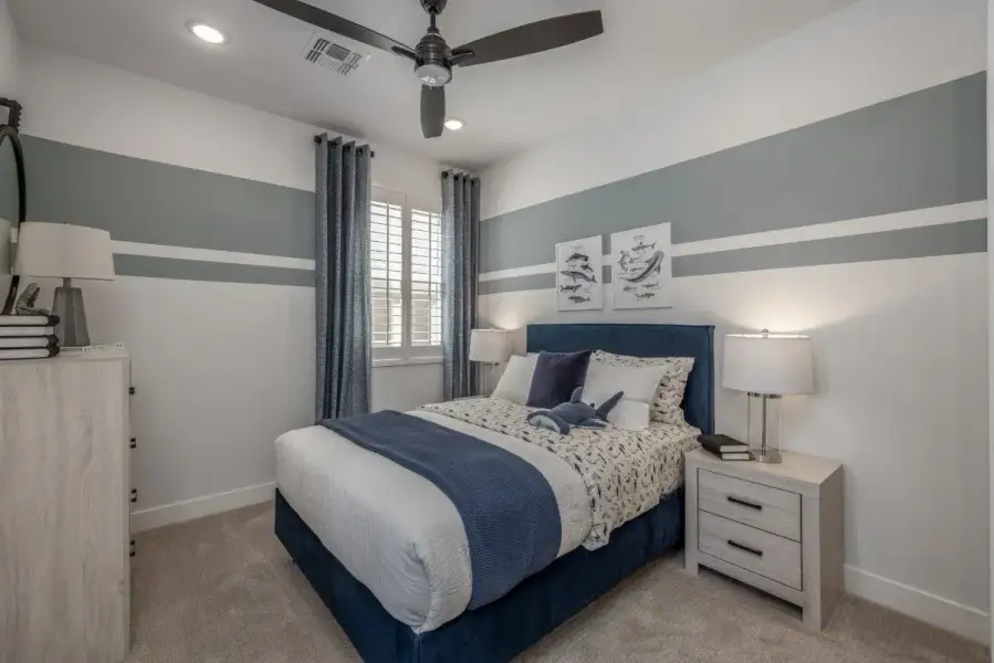 Furnished interior view inside a new home in The Grove at El Cidro, Goodyear (Image 30).