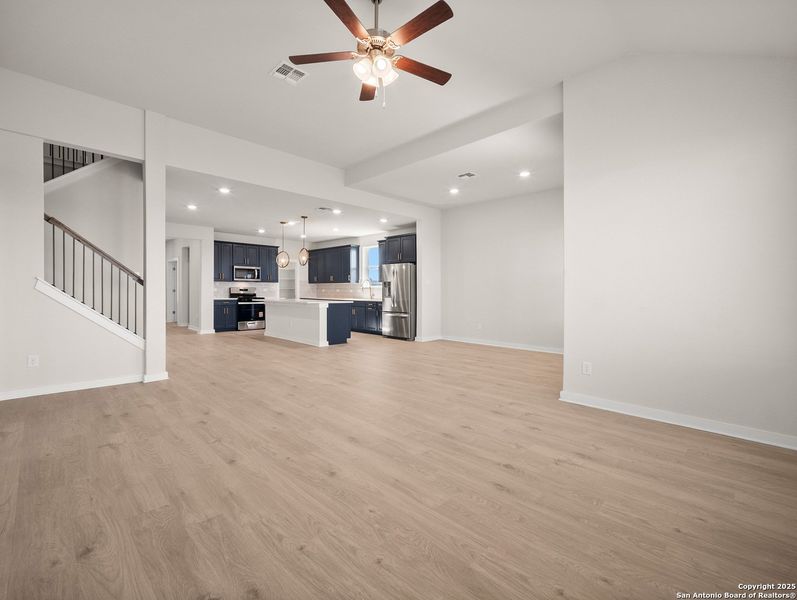 Spacious, unfurnished interior of a new home in Morgan Meadows, San Antonio (Image 15). Spacious, unfurnished interior of a new home in Morgan Meadows, San Antonio (Image 15).