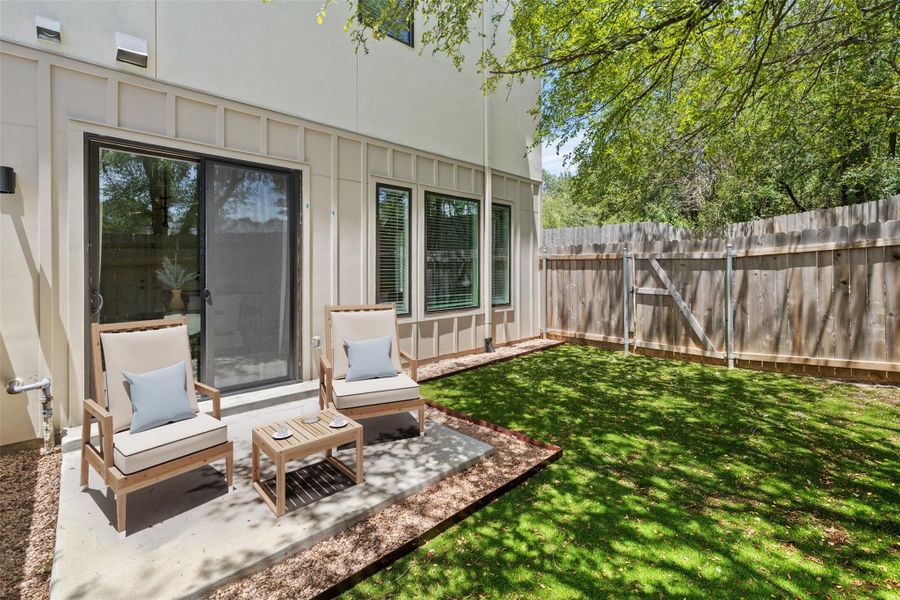 View of yard featuring a patio View of yard featuring a patio