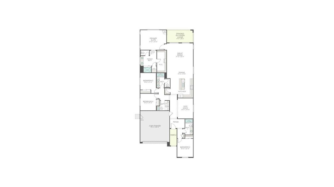 2D floor plan layout for the Artesa Plan 3515 by Tri Pointe Homes in Soleo, San Tan Valley, AZ (Image 4). 2D floor plan layout for the Artesa Plan 3515 by Tri Pointe Homes in Soleo, San Tan Valley, AZ (Image 4).