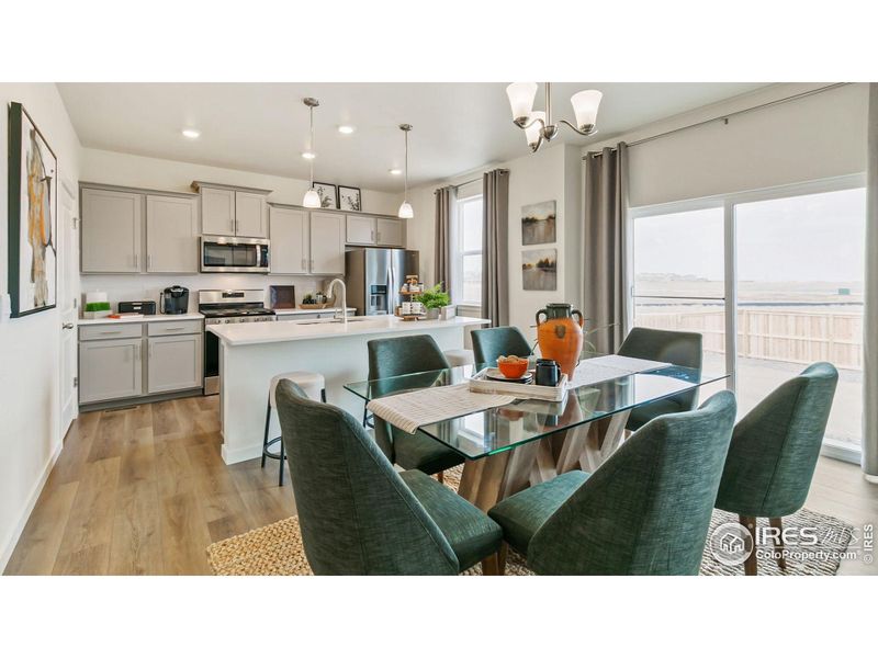 Furnished interior view inside a new home in Westgate, Greeley (Image 27). Furnished interior view inside a new home in Westgate, Greeley (Image 27).