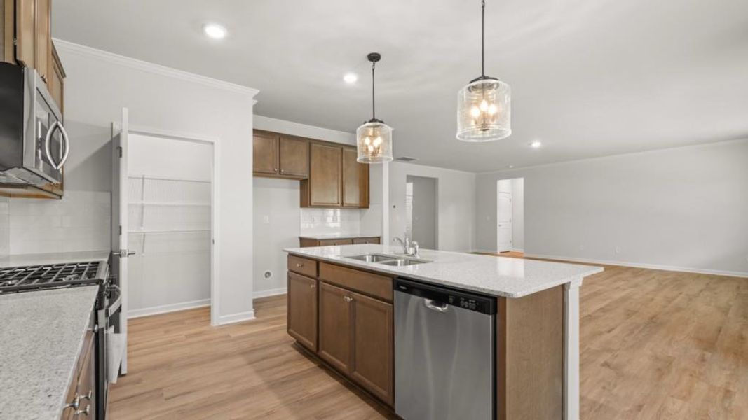 Furnished interior view inside a new home in Fairway 17 at Mirror Lake, Villa Rica (Image 8).