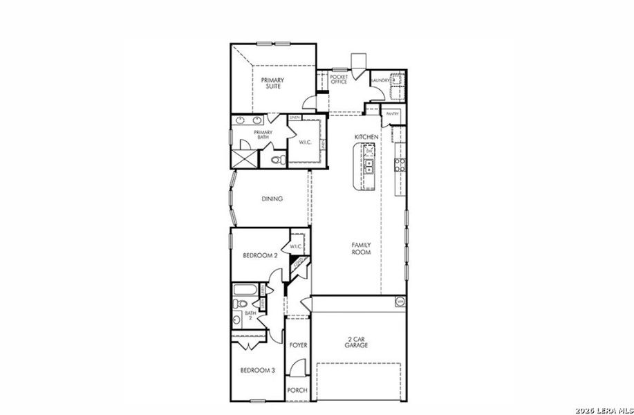 2D floor plan layout of this home in Estancia Ranch - Premier Series, San Antonio, TX (Image 2). 2D floor plan layout of this home in Estancia Ranch - Premier Series, San Antonio, TX (Image 2).
