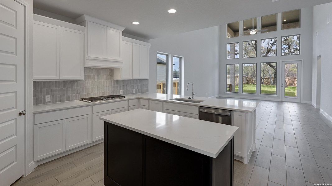 Furnished interior view inside a new home in Kallison Ranch, San Antonio (Image 10).