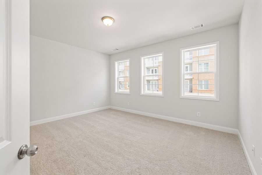 Terrace bedroom in the basement