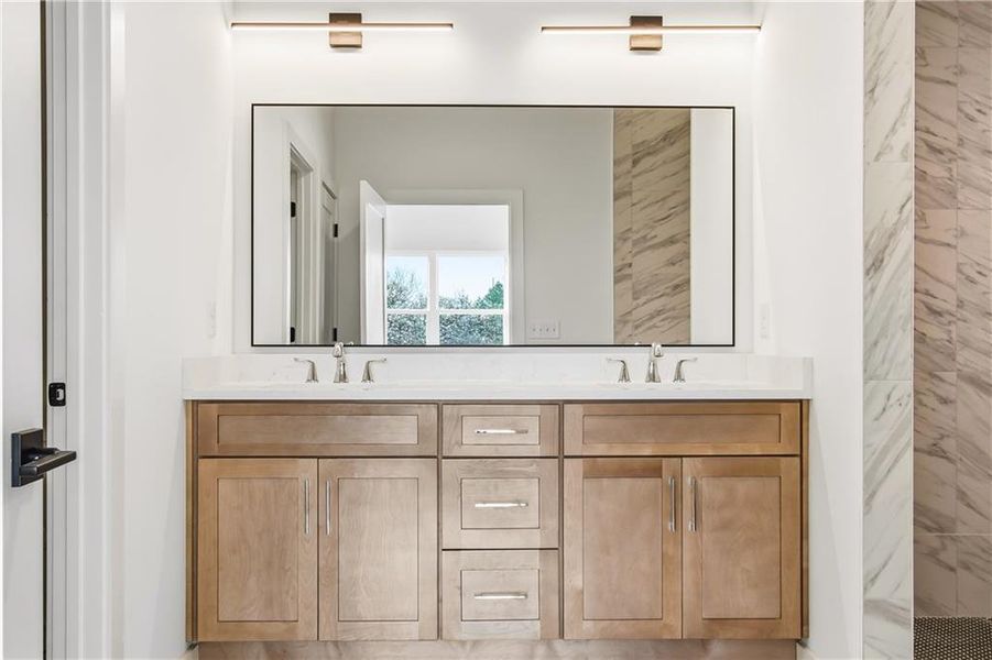 Furnished interior view inside a new home in , Atlanta (Image 10). Furnished interior view inside a new home in , Atlanta (Image 10).