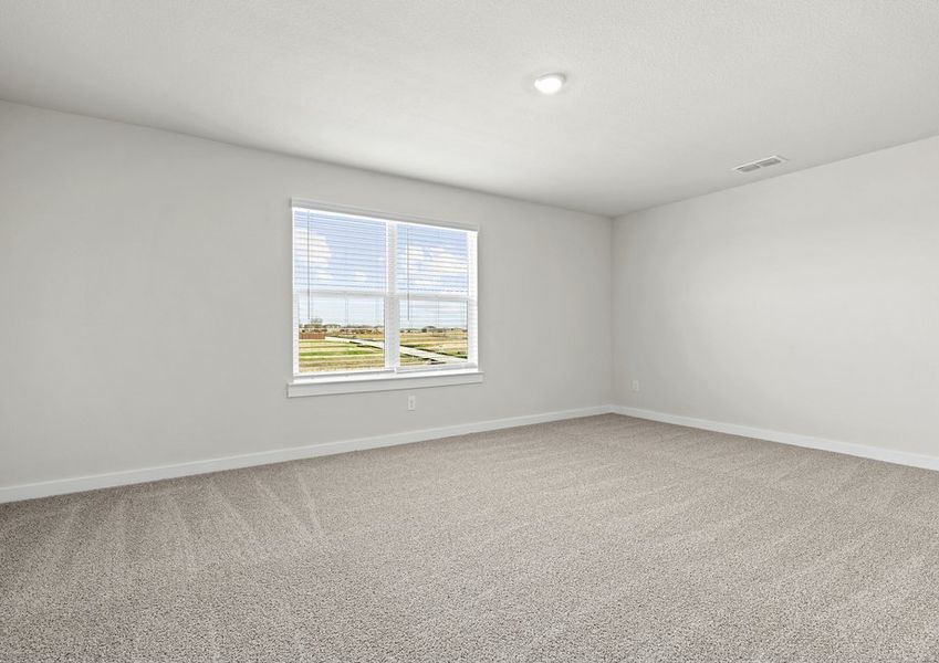 The secondary bedrooms are the perfect space for children's bedrooms and guest rooms.