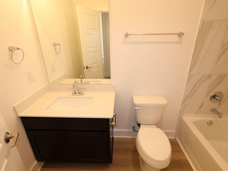 Furnished interior view inside a new home in Marvida, Cypress (Image 7).