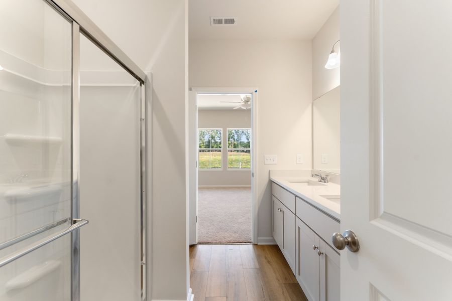 Furnished interior view inside a new home in Edwards Station, Taylors (Image 11).