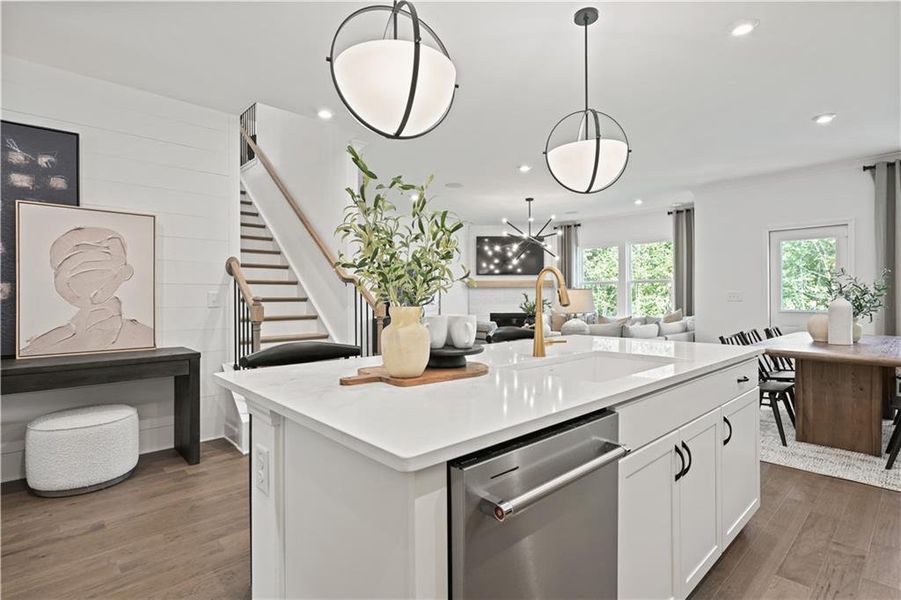 Furnished interior view inside a new home in Berkeley Mill, Cumming (Image 7).