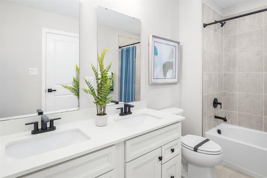 Representative furnished interior of a home built from the Normandy by Ryan Homes in Everly Estates, Spartanburg (Image 29).