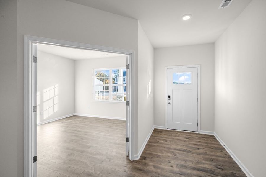 Representative unfurnished interior of a home built from the COLUMBIA by D.R. Horton in Gretchen Pines, West End (Image 5).