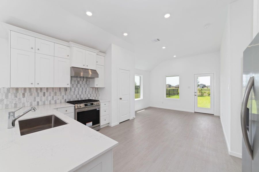Furnished interior view inside a new home in , Katy (Image 11).