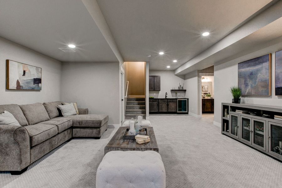 Representative furnished interior of a home built from the The Avalon by Landmark Homes in Vernazza, Windsor (Image 38).