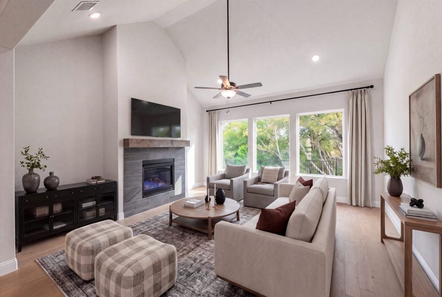 Furnished interior view inside a new home in Park Hills, Rockwall (Image 11).