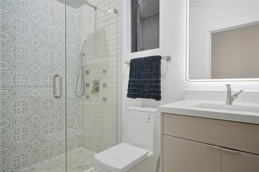 Furnished interior view inside a new home in , Miami (Image 44).